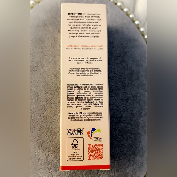 Sonage Vitality Nourishing Facial Oil for Hydration and Illumination, New in Box - Picture 5 of 7